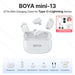 BOYA Mini Wireless Microphone – 2.4GHz Lavalier Mic with Charging Case for iPhone & Android - Samanta Factory