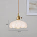 Japanese Glass Pendant Light – Polished Copper Ceiling Lamp for Modern Homes - Samanta Factory