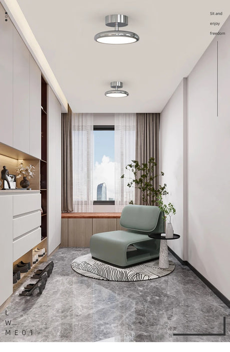 Modern Surface-Mounted Ceiling Light – Remote-Controlled LED Fixture for Bedrooms and Living