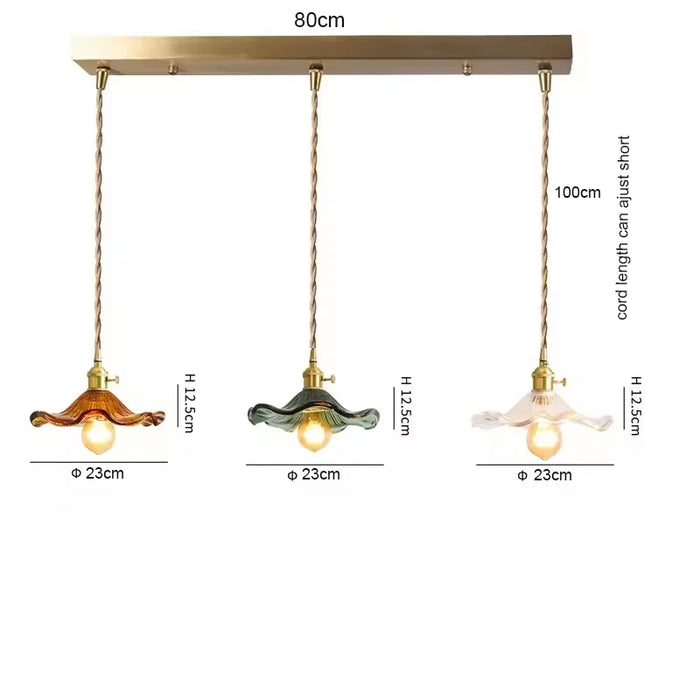 Art Deco Copper Pendant Light – Elegant Ceiling Lamp for Modern Interiors - Samanta Factory