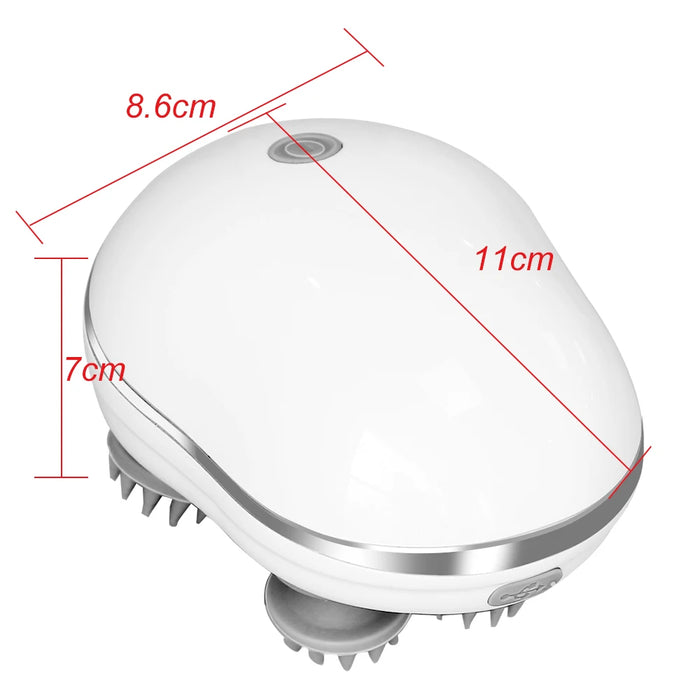 Electric Head Massager – 3D Kneading with 3 Modes for Stress Relief & Scalp Care - Samanta Factory