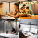 Double-Head LED Desk Lamp – Wide, Adjustable Lighting with 10 Brightness Levels - Samanta Factory
