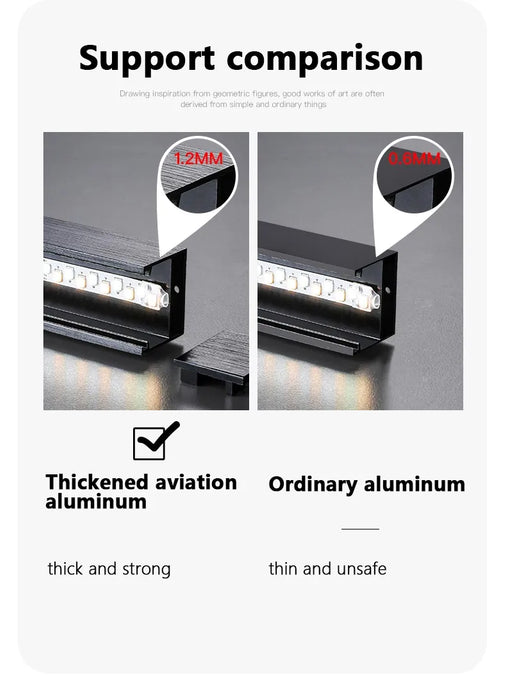 LED Ceiling Light – Modern 4-Bulb Aluminum Fixture for Living Spaces