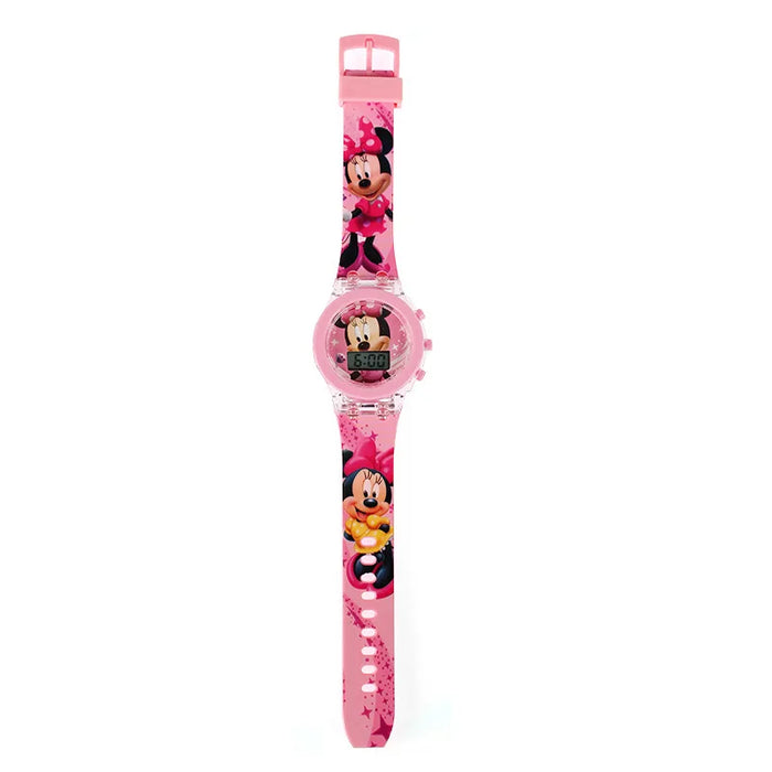 Cartoon Digital Kids Watch – Waterproof Flashing LED Light Watch for Girls & Boys - Samanta Factory