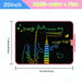LCD Writing Tablet – Colorful Screen with One-Tap Erase & Pressure-Sensitive Drawing - Samanta Factory