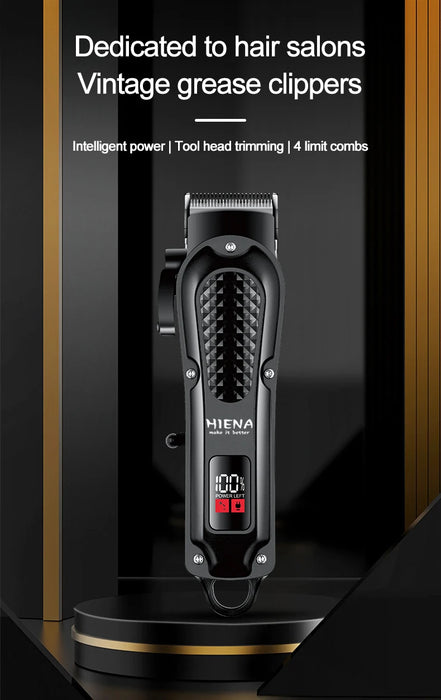 Electric Hair Clipper – Rechargeable Stainless Steel Blade with USB Charging & Adjustable Length - Samanta Factory