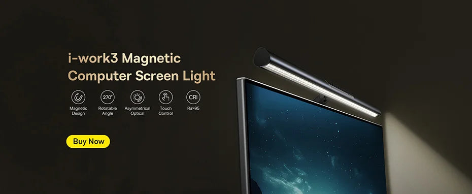 LED Screen Light Bar – Asymmetric Eye-Care Desk Lamp