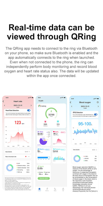 Smart Fitness Ring – Health Tracking with Sleep, Heart Rate & Gesture Control - Samanta Factory