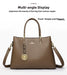 Elegant Commuter Tote Bag – Spacious Unisex Handbag with Detachable Strap - Samanta Factory