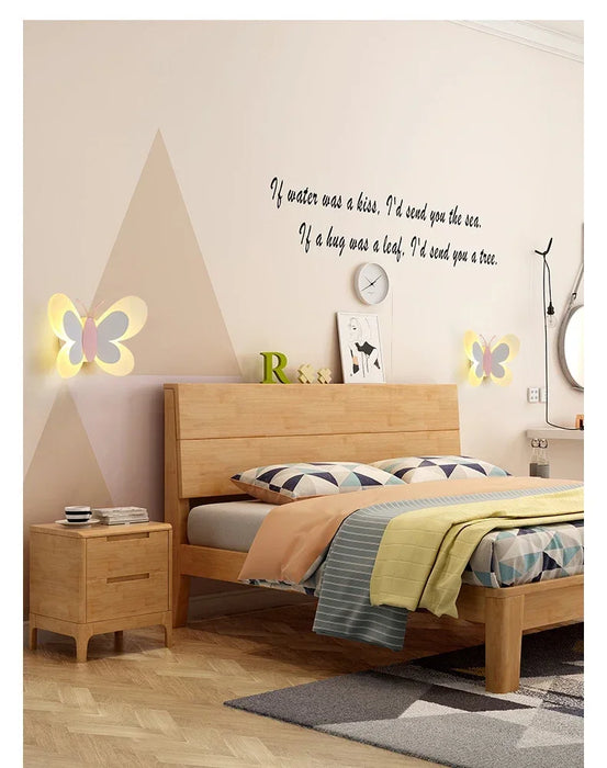 Butterfly Wall Lamp – Colorful LED Acrylic Light for Kids’ Room & Nursery - Samanta Factory
