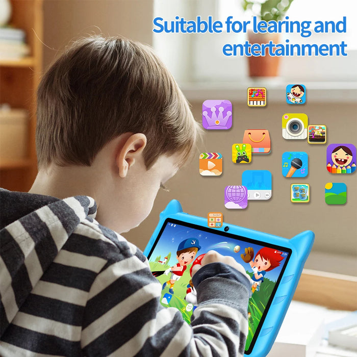 BDF 7-Inch Kids Tablet – Android 13 with 64GB Storage, Dual Cameras & Parental Controls - Samanta Factory