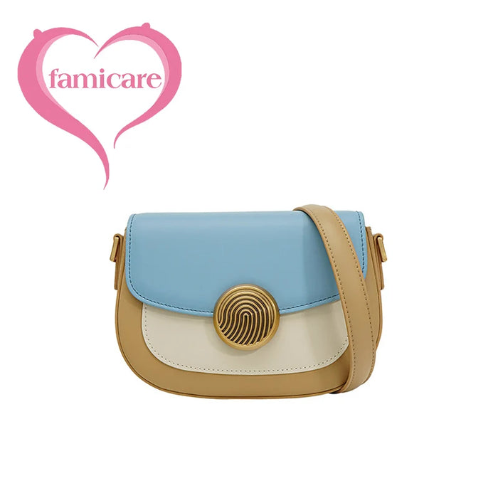 Stylish Split Leather Bucket Shoulder Bag – Versatile Women’s Handbag for Work & Casual Outings - Samanta Factory