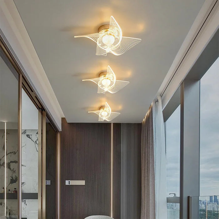 Crystal Pendant Light – Modern Loft Hanging Lamp with Iron & Glass Design - Samanta Factory