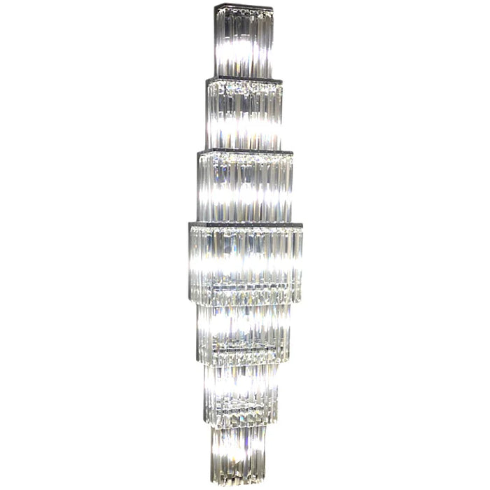 Crystal Wall Lamp – Modern Gold LED Lighting for Dining & Bedroom