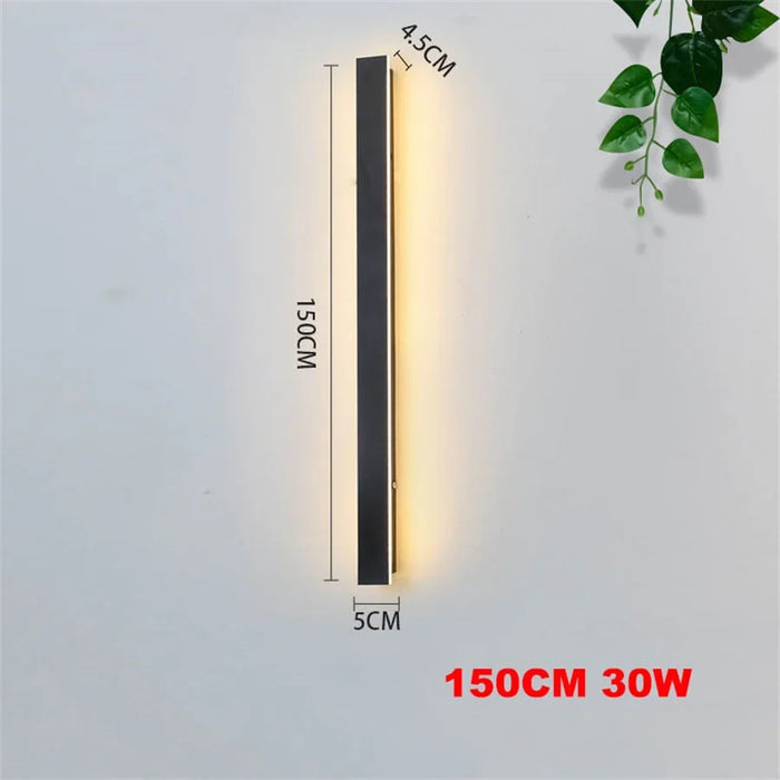 Waterproof LED Wall Light – IP65 Outdoor Strip Lamp for Garden, Patio & Corridor - Samanta Factory