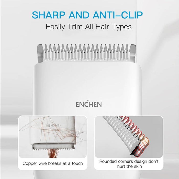 Electric Hair Clipper – Turbo Speed Motor with Smart Safety System & Type-C Charging - Samanta Factory