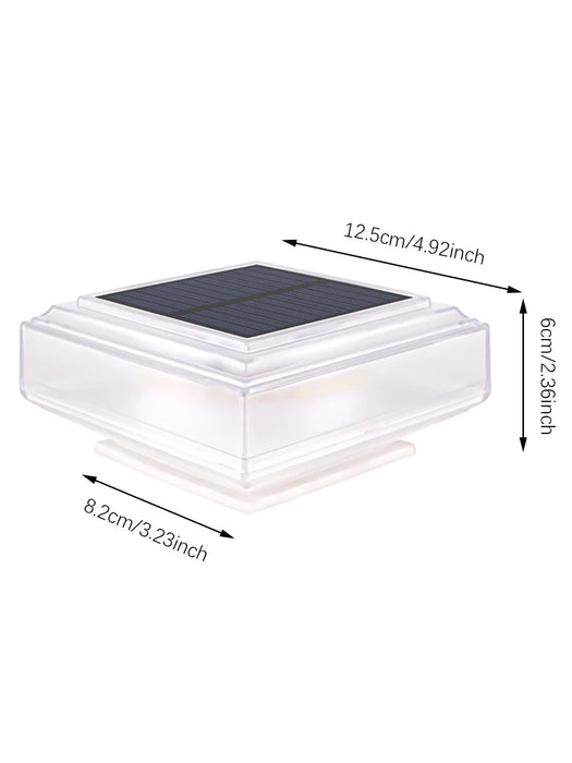Solar Column Headlight – Waterproof LED Outdoor Lamp with Intelligent Light Control