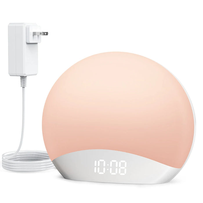 Sunrise Alarm Clock & Sound Machine – All-in-One Sleep Aid with Nature Sounds & Gentle Wake-Up Light - Samanta Factory