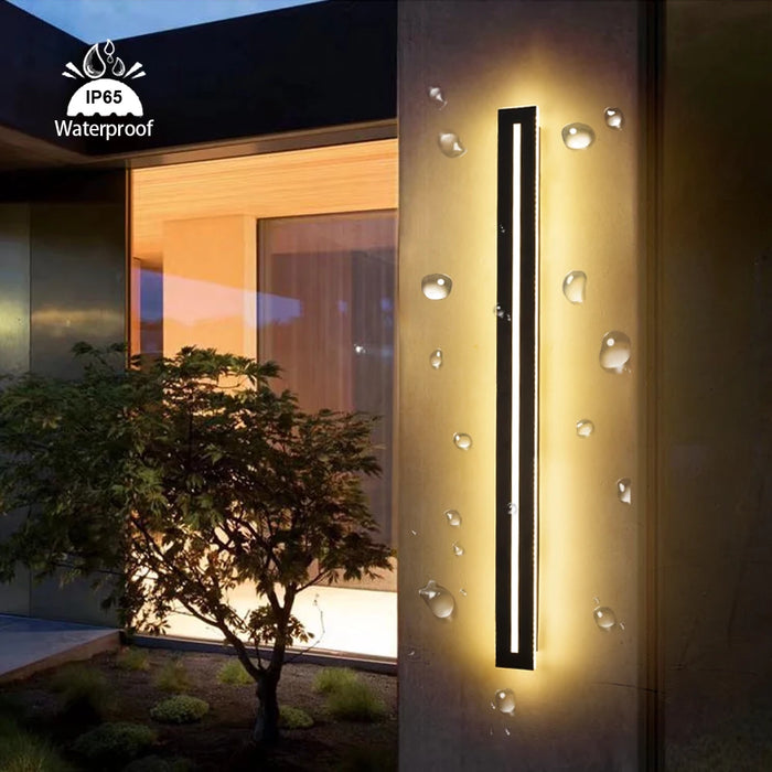 Waterproof LED Wall Sconce – IP65 Long Outdoor Light for Garden & Exterior Decor - Samanta Factory