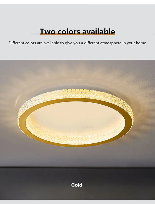 Luxury LED Ceiling Light – Modern Surface-Mounted Fixture for Living Spaces
