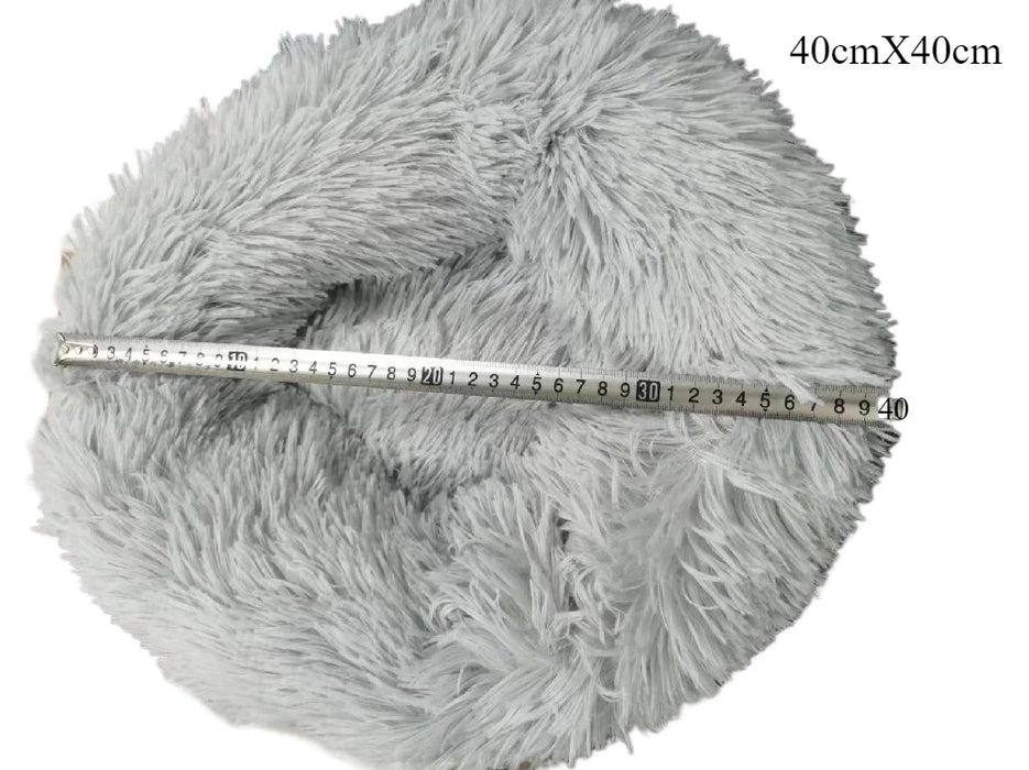 Plush Cat & Dog Nest Bed – Warm, Washable & Fluffy for Winter Comfort - Samanta Factory
