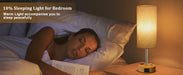 Bedside Table Lamp – Dimmable Lighting with USB-A & USB-C Charging Ports - Samanta Factory