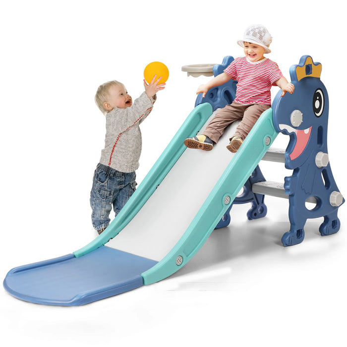 Kids Indoor Dinosaur Slide – Foldable Play Slide with Non-Slip Stairs for Ages 1–8 - Samanta Factory
