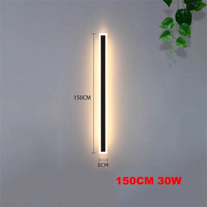 Waterproof LED Wall Light – IP65 Outdoor Strip Lamp for Garden, Patio & Corridor - Samanta Factory