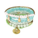 Bohemian Bracelet Set – Stackable Beaded Bangles with Crystals & Pearls for Everyday Wear - Samanta Factory