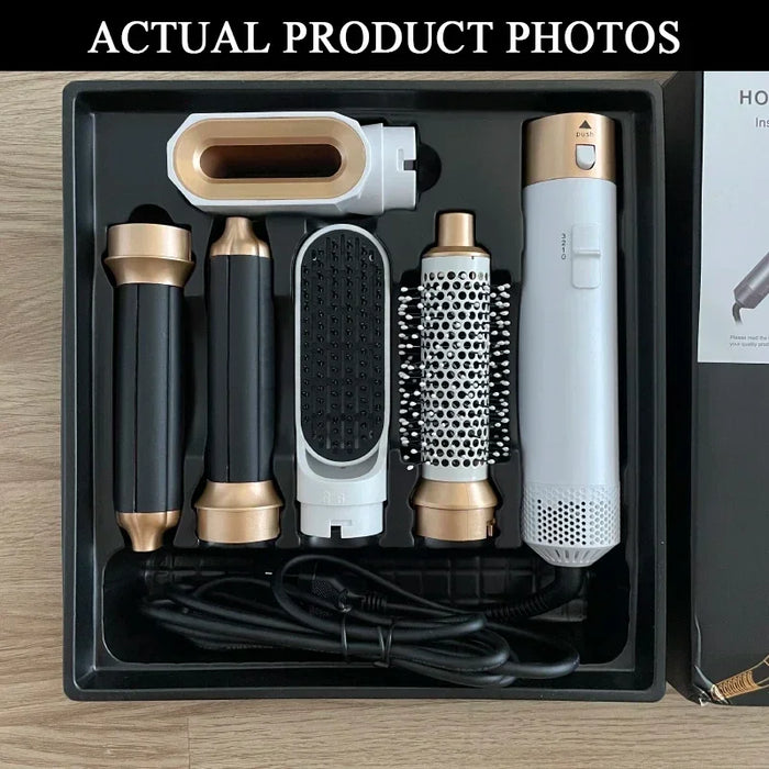 5-in-1 Hair Dryer Brush – Versatile Styling with Ionic & Infrared Technology - Samanta Factory
