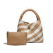 Stylish Split Leather Bucket Shoulder Bag – Versatile Women’s Handbag for Work & Casual Outings - Samanta Factory