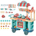 Kids Kitchen & Grocery Play Set – 50-Piece Pretend Cooking & Shopping Toy for Ages 3–6 - Samanta Factory