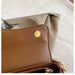 Women’s PU Saddle Bag – Stylish Hasp Closure & Interior Zipper Pocket - Samanta Factory