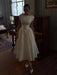 A-line Strap Long Dress – Square Neck & Backless Design - Samanta Factory