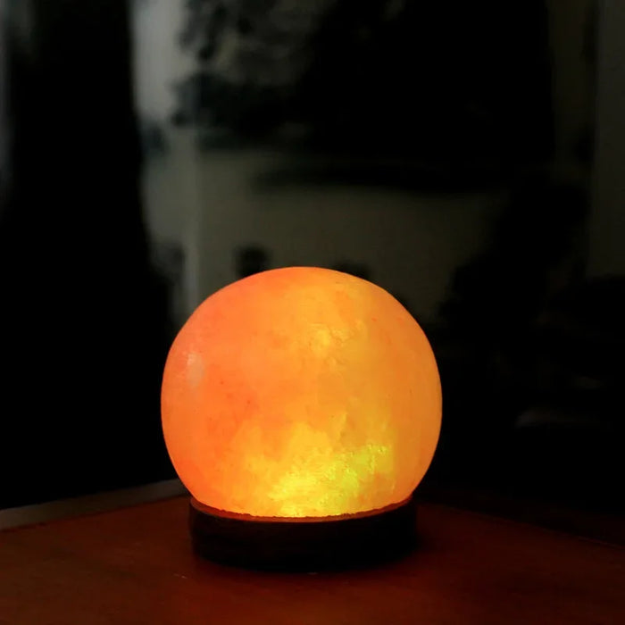 Himalayan Salt Lamp – Color-Changing LED with USB & Natural Air Purification - Samanta Factory