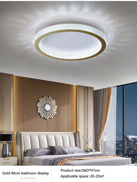 Luxury LED Ceiling Light – Modern Surface-Mounted Fixture for Living Spaces