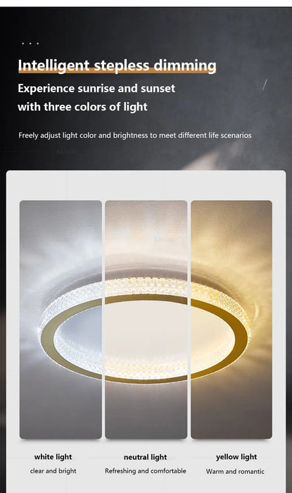 Luxury LED Ceiling Light – Modern Surface-Mounted Fixture for Living Spaces