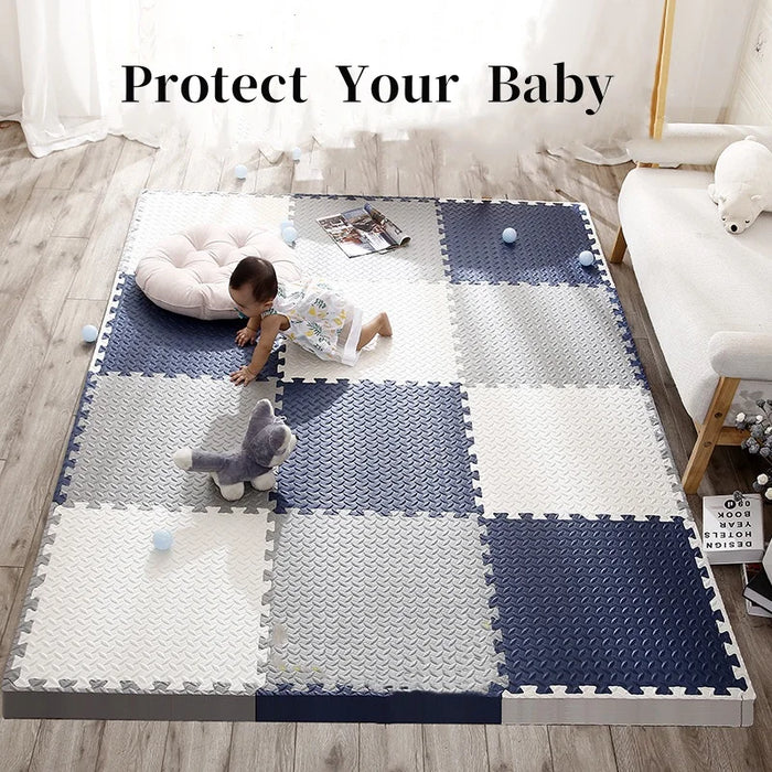 Foam Play Mat for Babies – BPA-Free, Thick Non-Toxic Puzzle Mat for Floor Protection & Playroom Use - Samanta Factory