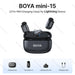 BOYA Mini Wireless Microphone – 2.4GHz Lavalier Mic with Charging Case for iPhone & Android - Samanta Factory