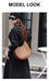 Half-Moon Shoulder Bag – Soft Versatile Leather Handbag for Women - Samanta Factory