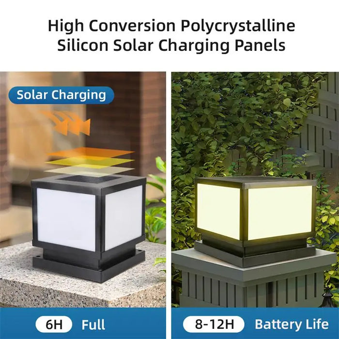 Solar LED Wall Light – Waterproof 4-Color Emergency Outdoor Lamp