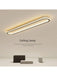 Modern LED Ceiling Light – Long Surface-Mounted Fixture with Dimmable Brightness - Samanta Factory