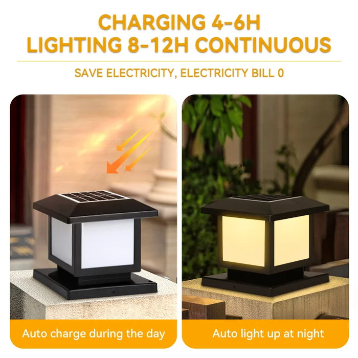 Solar LED Wall Light – Waterproof 4-Color Emergency Outdoor Lamp