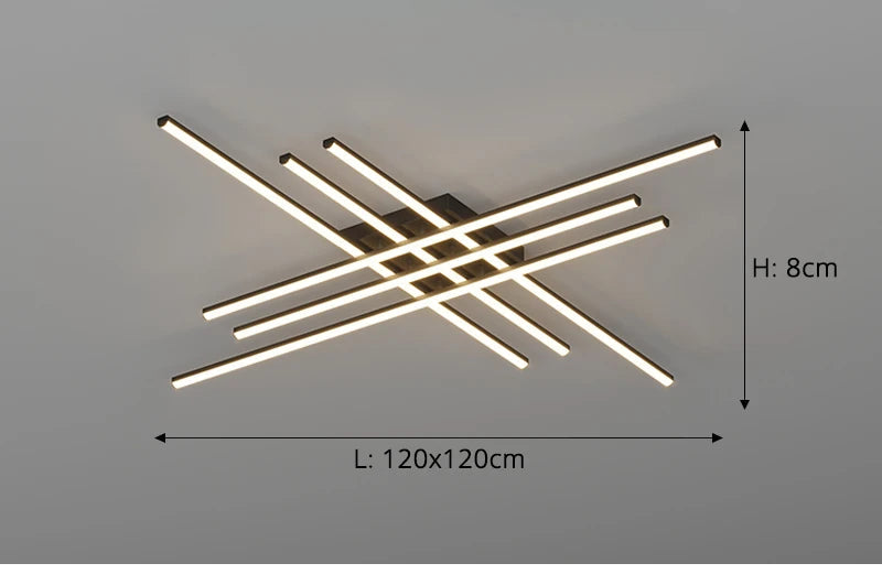 Modern LED Ceiling Light – Adjustable Dimmable Fixture for Kitchen, Bedroom, and Living Spaces