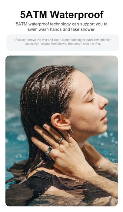 Smart Fitness Ring – Health Tracking with Sleep, Heart Rate & Gesture Control - Samanta Factory
