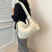 Women’s Puffer Shoulder Bag – Fashion Bubble Tote with Large Capacity - Samanta Factory