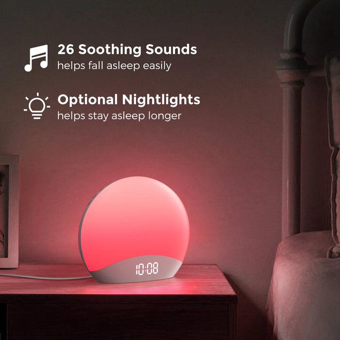 Sunrise Alarm Clock & Sound Machine – All-in-One Sleep Aid with Nature Sounds & Gentle Wake-Up Light - Samanta Factory