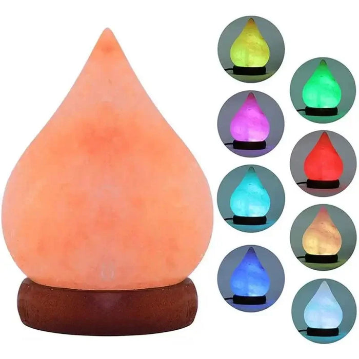 Himalayan Salt Lamp – Color-Changing LED with USB & Natural Air Purification - Samanta Factory