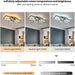 Modern LED Ceiling Light – 54W Dimmable Fixture with Remote for Dining Room & Foyer - Samanta Factory