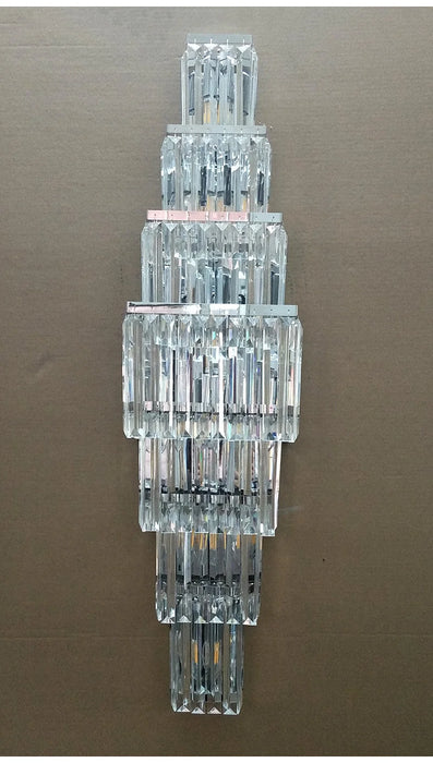 Crystal Wall Lamp – Modern Gold LED Lighting for Dining & Bedroom